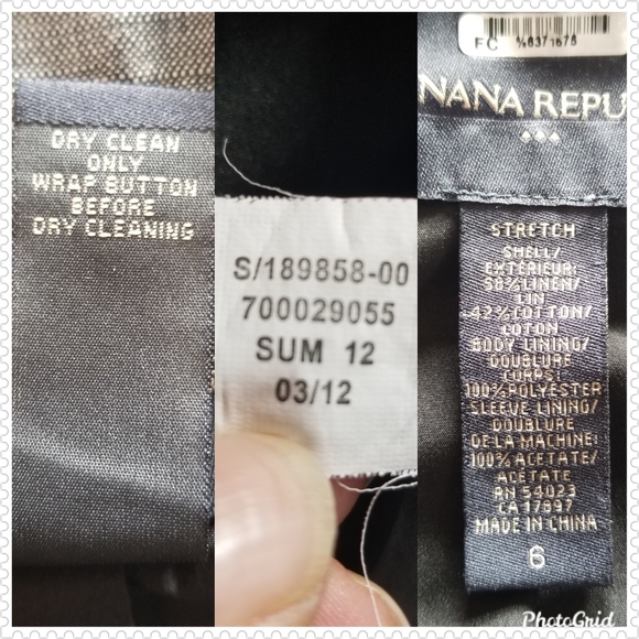 🍁3/$25 Banana Republic Short Sleeve Button Up Top - Picture 8 of 8